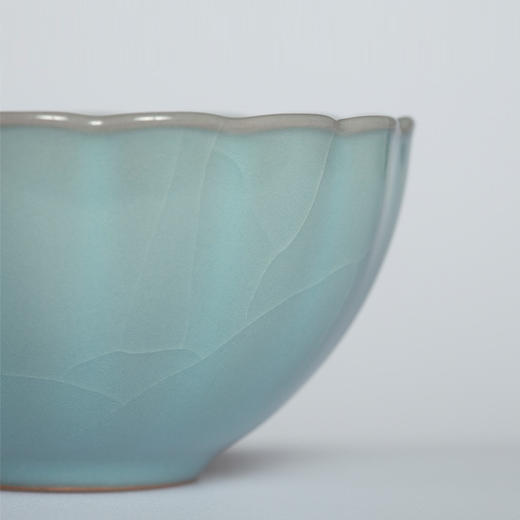 「茶器」 徐瑞鸿 汝窑 十六莲瓣杯 商品图2