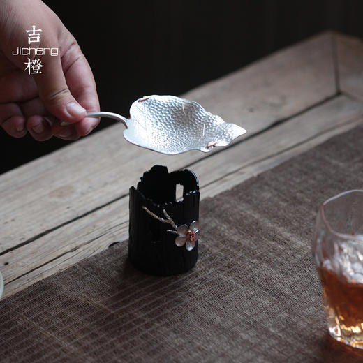 【茶道配件】吉橙茶漏置茶漏托架盖置茶漏功夫茶具配件滤网架盖置盖托茶漏底座 商品图3