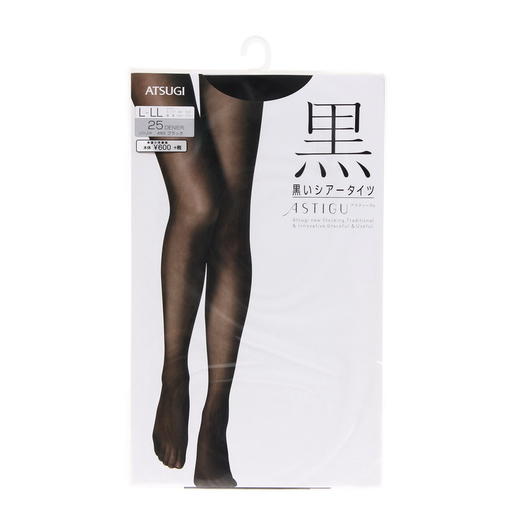日本ATSUGI / 厚木黑-99%防UV原黑纱线连裤袜6290 商品图0