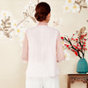 OG-9878新款中式上衣中老年女装绣花情人纱拼接流苏唐装衬衣 商品缩略图2