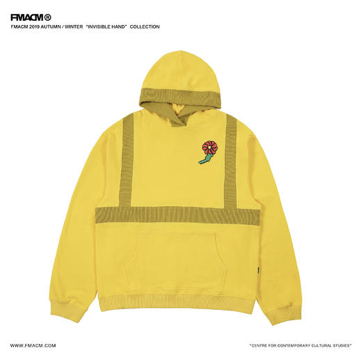 FMACM 针织面料罗纹拼接连帽卫衣 FM19AW3A-WY1923 商品图3