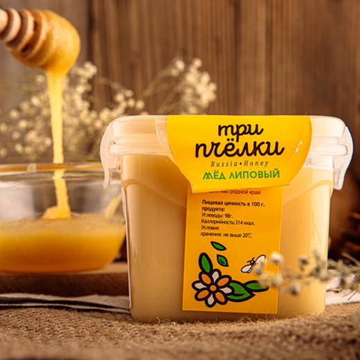  俄罗斯进口  特里普乔卡方盒椴树蜜（新）600g 商品图0