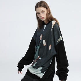 FMACM 人像印花圆领卫衣 FM19AW4A-WY1918