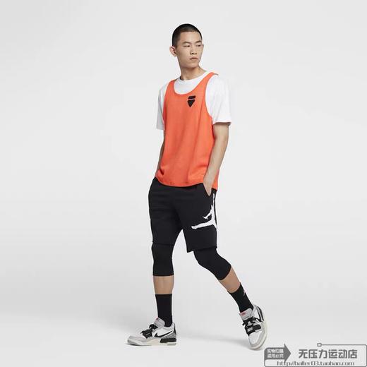 Nike/耐克官方正品JORDAN男子篮球训练圆领假两件短袖 CD9711-100 商品图5