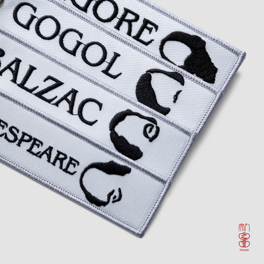 文学巨匠刺绣钥匙扣 商品图2