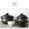 日本进口万古烧黑十草煮饭锅 商品缩略图3