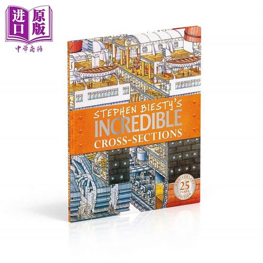 【中商原版】不可思议的大剖面（25周年版）英文原版 DK-Stephen Biesty's Incredible Cross-Sections 商品图0