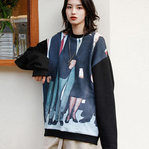 FMACM 人像印花圆领卫衣 FM19AW4A-WY1918 商品图2