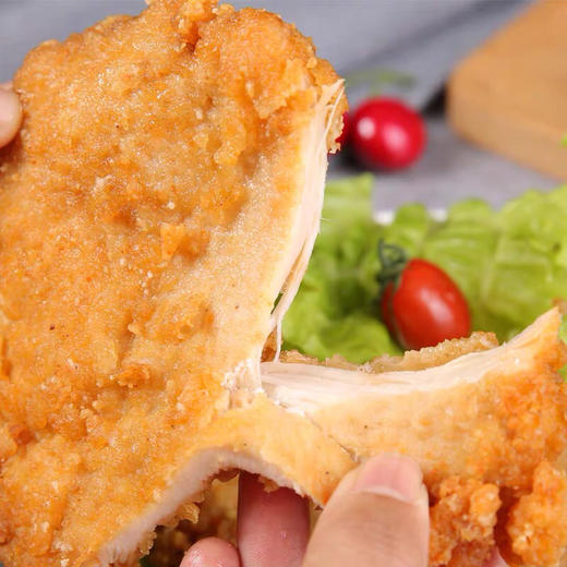 卡兹脆鸡排800g袋10片左右解冻以后小火煎制正反面金黄色即可外酥里嫩