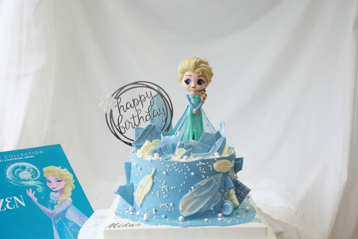 场景主题蛋糕系列|女孩蛋糕 冰雪奇缘 艾莎 公主蛋糕,如图款式,新鲜