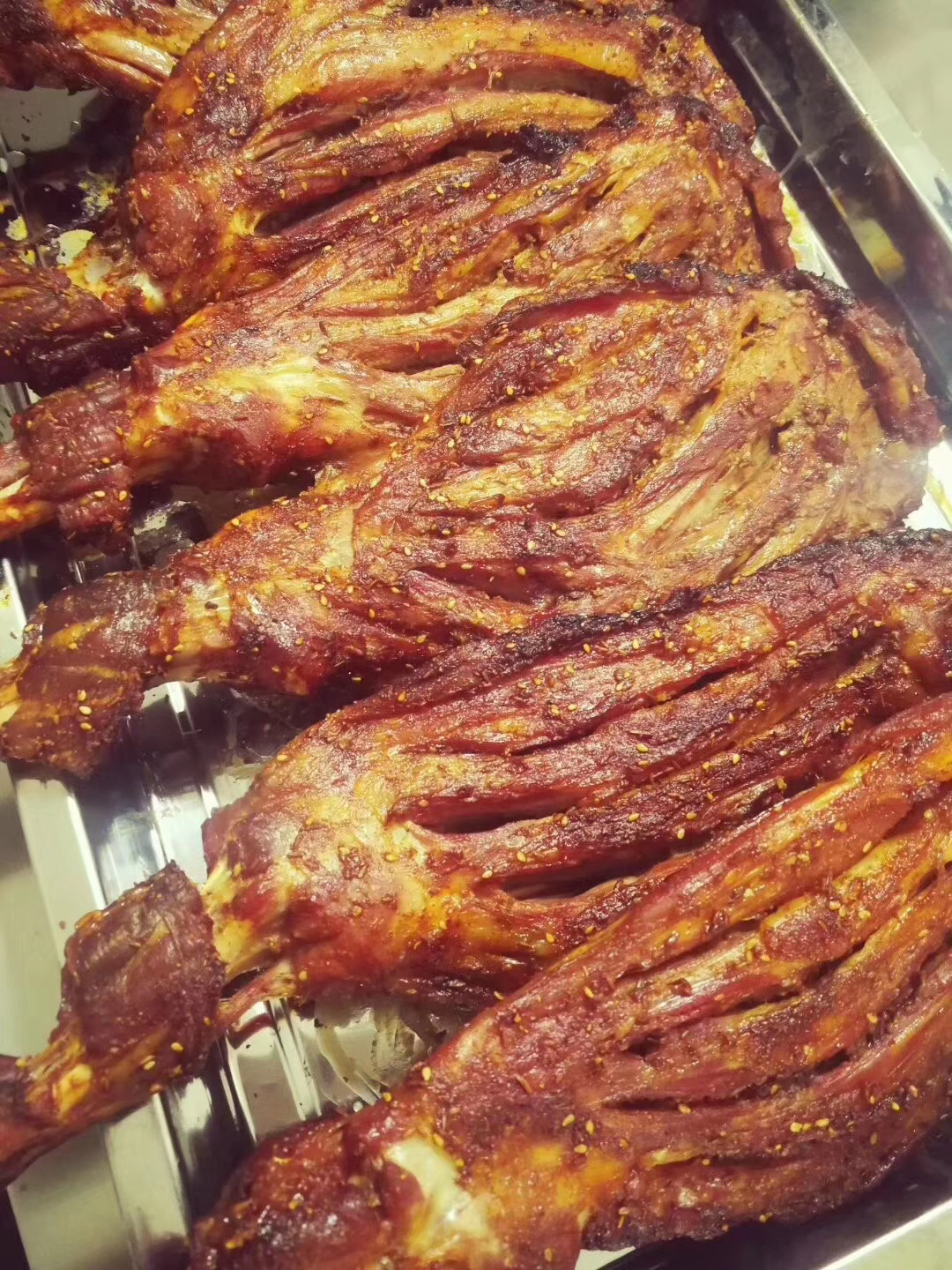 需要提前预订4872小时内发货呼伦贝尔吊炉羊腿2斤装左右别有一番味道