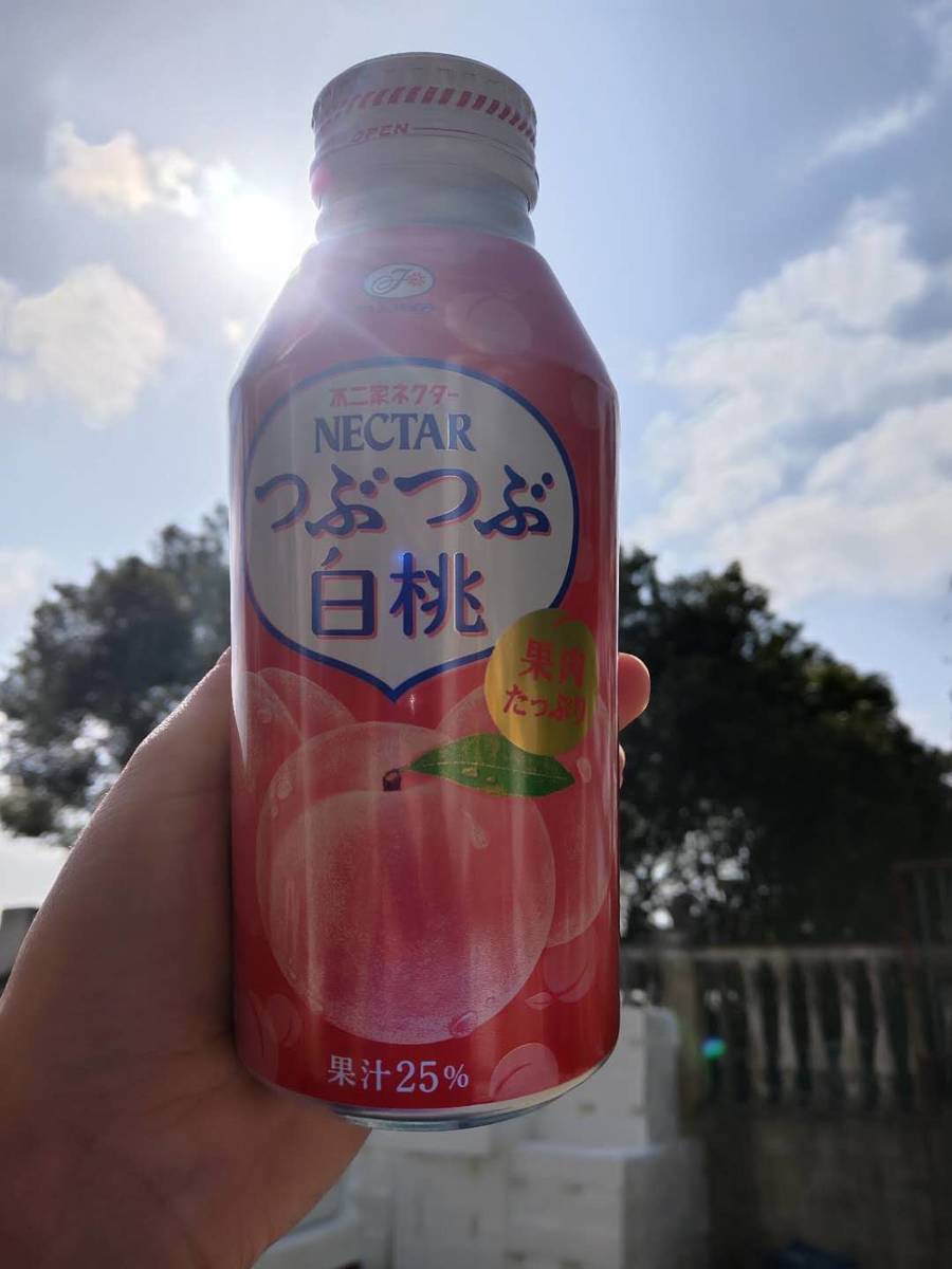 【不二家白桃味】日本进口饮料---不二家白桃味果肉果味饮料!