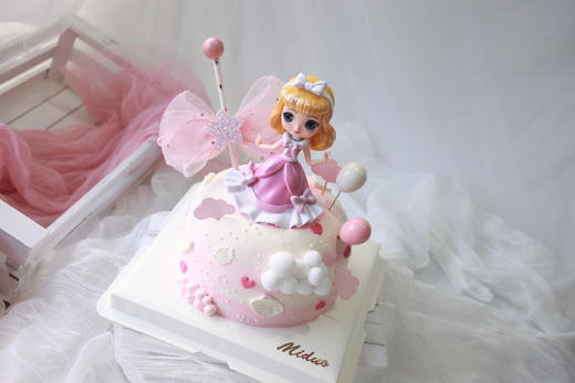 女孩款 Disney辛德瑞拉 童话 公主蛋糕 商品图2