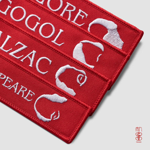 文学巨匠刺绣钥匙扣 商品图3