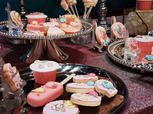 【甜久荟-欧洲公主】马卡龙色系甜蜜粉色 宝宝百日宴周岁宴 手工现做 不添加防腐剂稳定剂 精选纯天然食材 低糖健康 商品图1