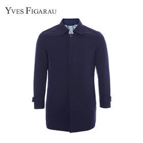 YvesFigarau伊夫·费嘉罗秋冬男装干部商务休闲时尚舒适翻领羽绒风衣620559