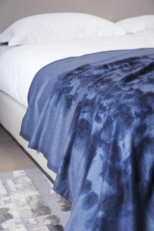 彩凌染平纹羊绒毯 SJF92P603A 商品图2