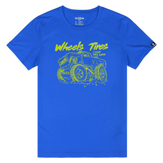 喜欢越野的游戏硬派个性卡通效果春夏短袖圆领T恤休闲户外体恤 商品图5