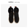 westory潮流运动底雪地靴女中筒加绒保暖鞋 2019冬新款W29DC80421 商品缩略图1