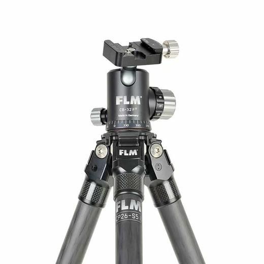 狼族优选丨FLM 孚勒姆CP26-S5II+CB32F-S/CB32-S 碳纤维无中轴便携旅行 三脚架云台套装 商品图0