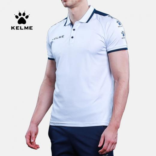 KELME卡尔美男子速干反领短袖健身训练上衣复古运动POLO衫 商品图4