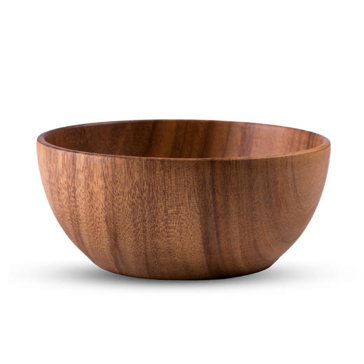 圆形木碗手工复古大号实木泡面碗日式成人儿童饭碗 商品图6