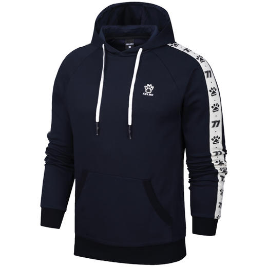 卡尔美男士卫衣连帽套头衫长袖休闲男装上衣侧口袋运动外套 商品图4