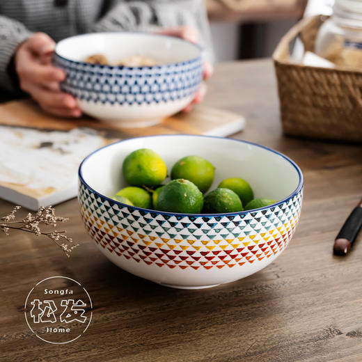 波西米亚系列6寸窝型碗汤碗面碗 商品图3