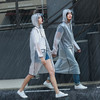 【小香风雨衣】成人透明雨衣连帽子复工EVA男女士室内外户外旅行旅游学生白领出差徒步雨披非一次性防护工作服 商品缩略图1