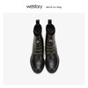 westory时尚潮流马丁靴女高跟尖头 2019年冬季新款W29DS80901 商品缩略图1