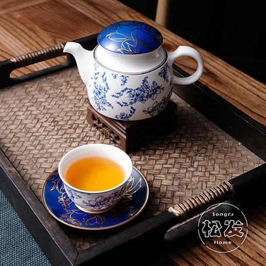 9头观晴茶具骨瓷套装 商品图3