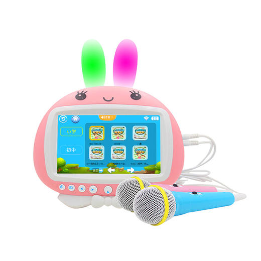 MXM7寸触屏学习平板双话筒卡拉OK触摸屏护眼点读机16G 商品图2