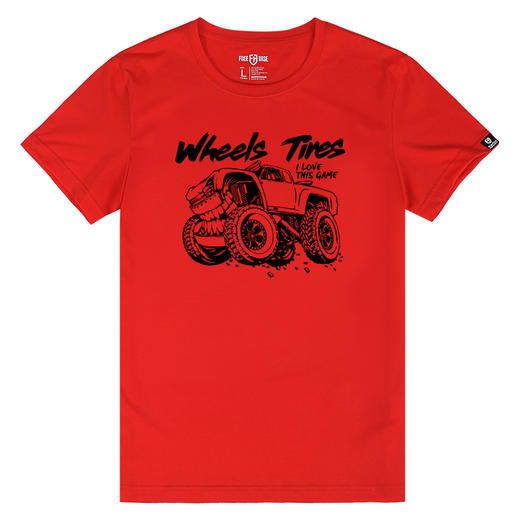 喜欢越野的游戏硬派个性卡通效果春夏短袖圆领T恤休闲户外体恤 商品图1