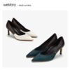 westory2020春季新品尖头浅口高跟鞋女细跟W20AE51521 商品缩略图4