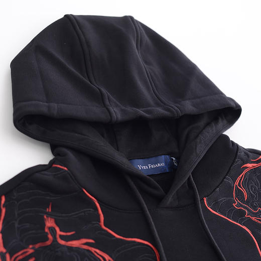 YvesFigarau伊夫·费嘉罗秋冬男士简约舒适商务职场带帽休闲卫衣860918 商品图3