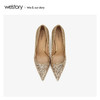 westory2020春季新品婚鞋西式尖头高跟鞋女细跟W20AE51511 商品缩略图2