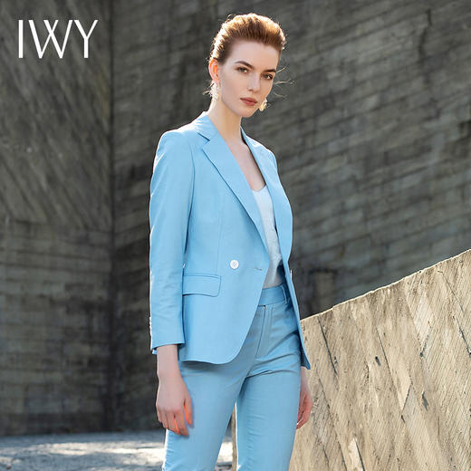 IWY/浅蓝色西服套装201066CP1 商品图5