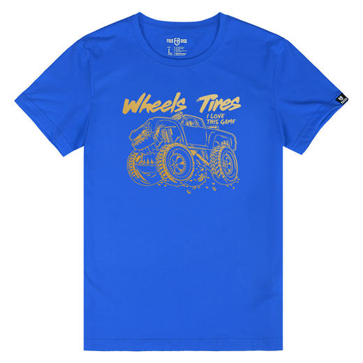 喜欢越野的游戏硬派个性卡通效果春夏短袖圆领T恤休闲户外体恤 商品图3