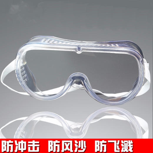 【全封闭防护眼罩】3、妥帖软鼻垫设计，超大无框镜片 商品图4