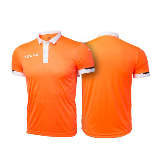 卡尔美运动休闲男成人足球短袖训练POLO衫夏季t恤定制 商品图0