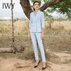IWY/蓝色七分袖西服套装CP117 商品缩略图7
