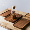 日式木质木纹盘子长方形托盘家用水果盘西餐牛排盘 商品缩略图2