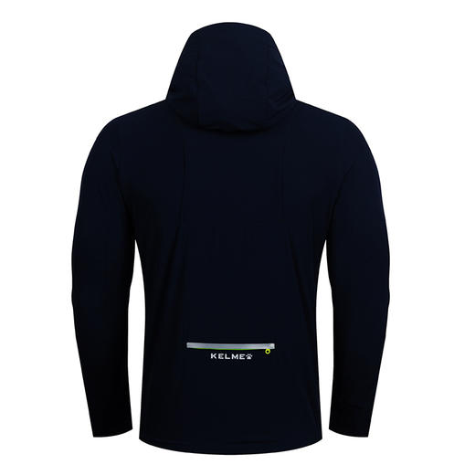 KELME卡尔美 反光夜跑步外套全向弹综训防风衣薄款连帽夹克衫茄克 商品图1