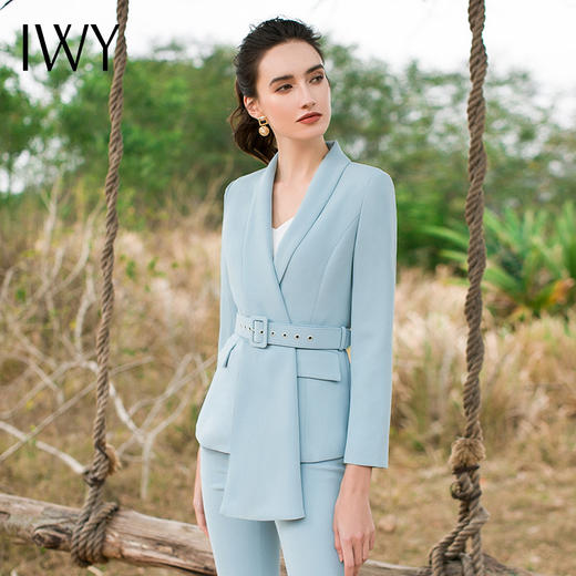 IWY/蓝色西服套装CP1788 商品图5