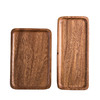 日式木质木纹盘子长方形托盘家用水果盘西餐牛排盘 商品缩略图4