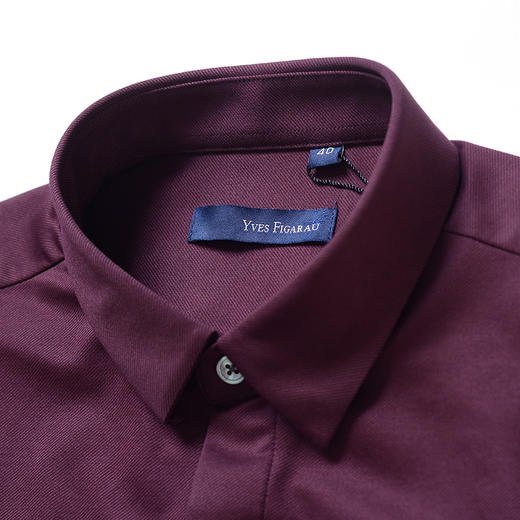YvesFigarau伊夫·费嘉罗春夏商务休闲简约舒适透气抗皱长袖衬衫860302 商品图2