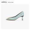 westory2020春季新品方扣高跟鞋休闲女W20AE51551 商品缩略图3