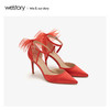 westory2020春季新品西式婚嫁尖头高跟时髦凉鞋女W20AH51271 商品缩略图0