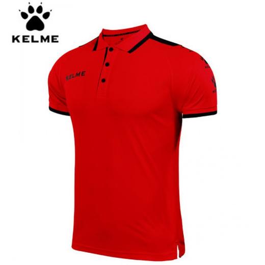 KELME卡尔美男子速干反领短袖健身训练上衣复古运动POLO衫 商品图3
