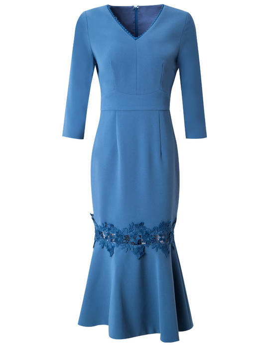 FMY-27724轻熟名媛时尚修身中长款鱼尾打底裙 商品图2